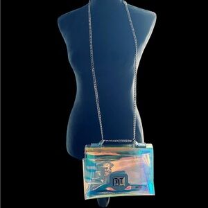Steve Madden Holographic Chain Shoulder Bag